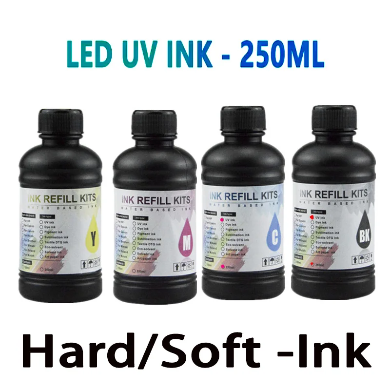 250ML/Bottle UV Hard ink LED UV Ink For Epson DX5 DX7 XP600 TX800 Printhead 13200 I1600 R1900 R2000 RI800 Printer
250ML/Bottle UV Hard ink LED UV Ink For Epson DX5 DX7 XP600 TX800 Printhead 13200 I1600 R1900 R2000 RI800 Printer