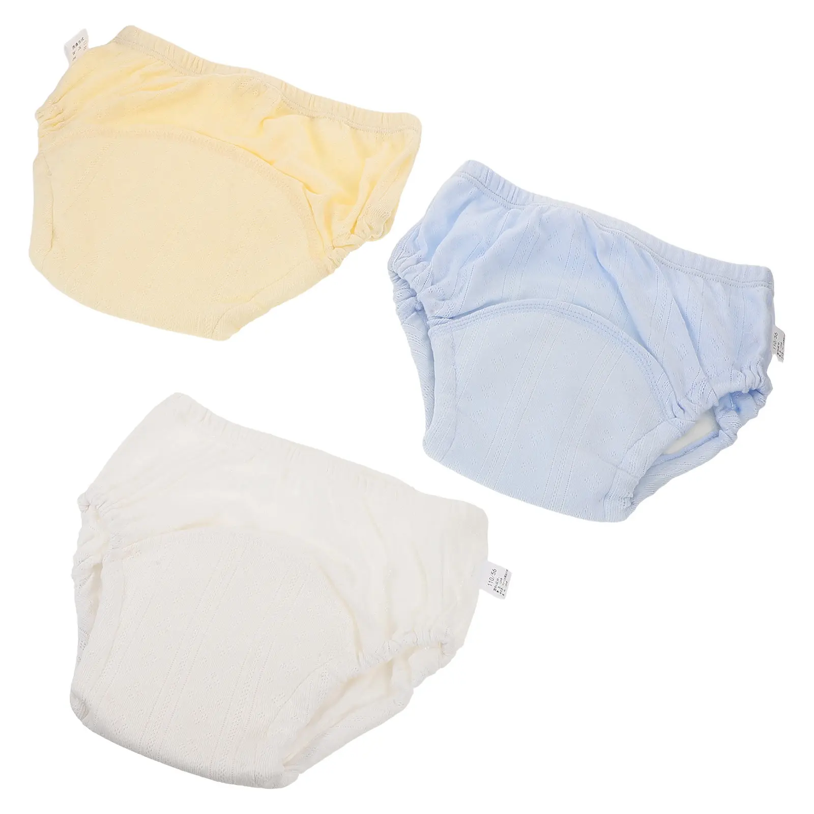 3Pcs Baby Potty Training Pants Unisex Cotton Absorbent Breathable Leakproof Toddler Training Underwear Night Use Size 110
3Pcs Baby Potty Training Pants Unisex Cotton Absorbent Breathable Leakproof Toddler Training Underwear Night Use Size 110