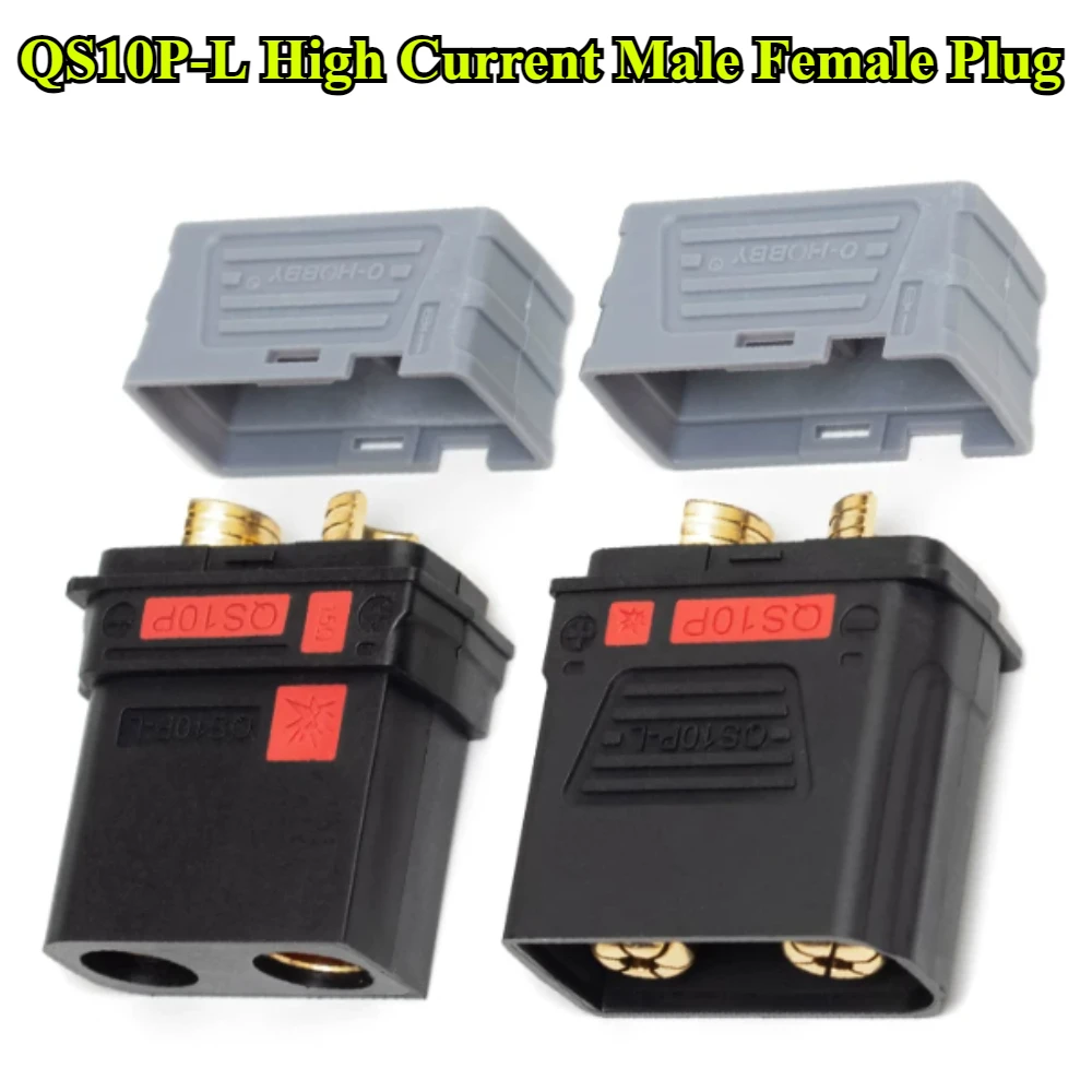 QS10P-L Connector With Dust Cover 210A 500V QS10P-L 6-10AWG for Battery High Current Anti Lgnition Plug Odrone Battery Box Plug
QS10P-L Connector With Dust Cover 210A 500V QS10P-L 6-10AWG for Battery High Current Anti Lgnition Plug Odrone Battery Box Plug