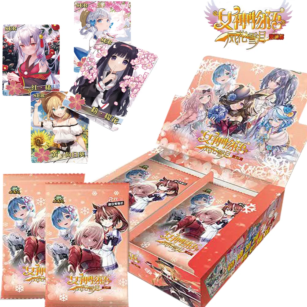 Anime Girl Collection Card Goddess Story Wind Flower Snow Moon Colorful Chapter Anime Game Female Protagonist Cute Card Toy Gift
Anime Girl Collection Card Goddess Story Wind Flower Snow Moon Colorful Chapter Anime Game Female Protagonist Cute Card Toy Gift