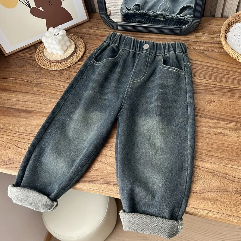 2025 Boys' Jeans in Spring and Autumn, Mid To Large Children's Casual Pants, Handsome and Versatile, Boys' Pants, Street Style
2025 Boys' Jeans in Spring and Autumn, Mid To Large Children's Casual Pants, Handsome and Versatile, Boys' Pants, Street Style