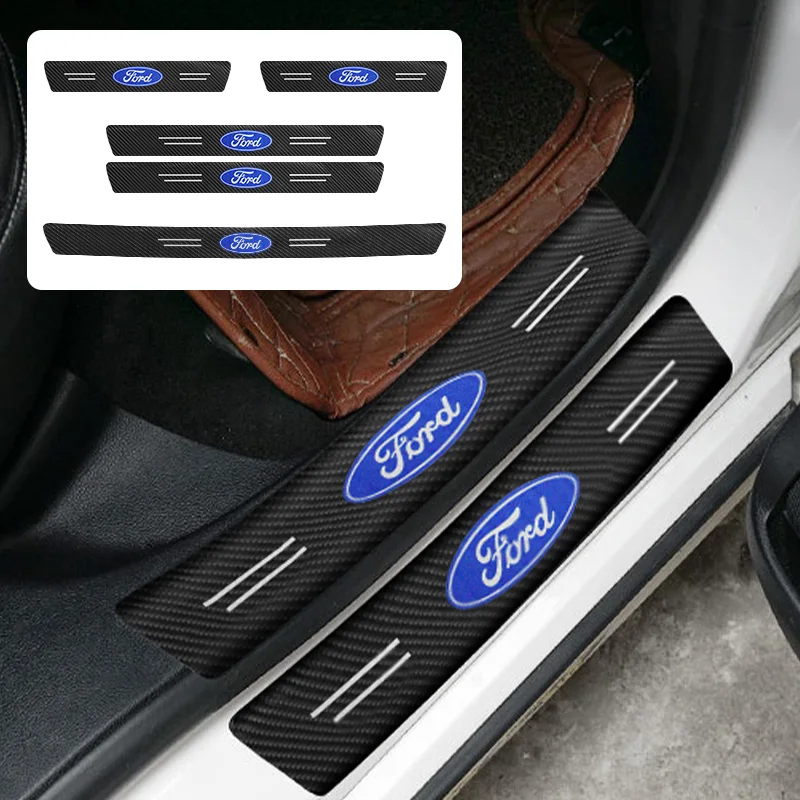 Carbon Fiber Car Door Sill Threshold Anti Scratch Protector Sticker For Ford Fiesta Focus 2 3 MK2 MK3 Ranger Mondeo Fusion Kuga
Carbon Fiber Car Door Sill Threshold Anti Scratch Protector Sticker For Ford Fiesta Focus 2 3 MK2 MK3 Ranger Mondeo Fusion Kuga