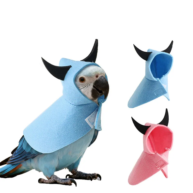Birds Cape Parrot Cloak Birds Costume Cow Horn Shaped Cosplay Photo Prop Bird Clothes Budgerigar African Greys Pet Bird Apparel
Birds Cape Parrot Cloak Birds Costume Cow Horn Shaped Cosplay Photo Prop Bird Clothes Budgerigar African Greys Pet Bird Apparel