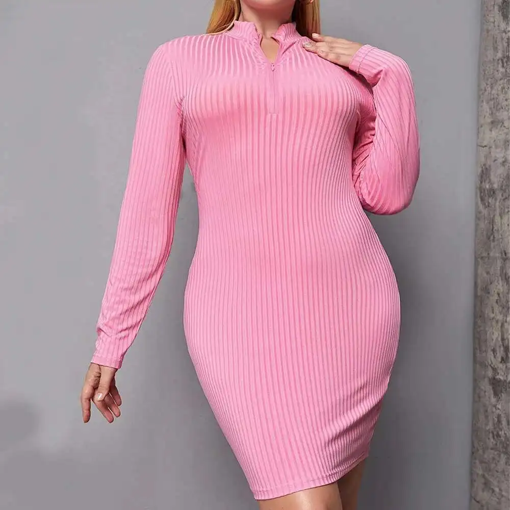 Large Size Women's Clothing 2025 Autumn and Winter New Item Slim Fit, Hip Hugging, Knitted Short Skirt, Zipper Long Sleeved Y2k
Large Size Women's Clothing 2025 Autumn and Winter New Item Slim Fit, Hip Hugging, Knitted Short Skirt, Zipper Long Sleeved Y2k