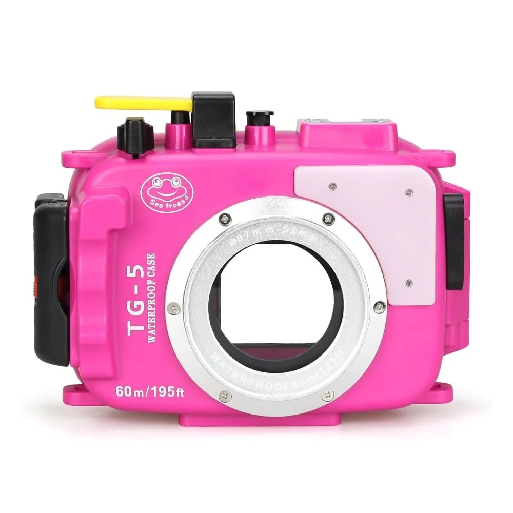 Mcoplus WP-TG5 Pink Camera Underwater Diving Waterproof Housing Case for Olympus TG-5 Cameras
Mcoplus WP-TG5 Pink Camera Underwater Diving Waterproof Housing Case for Olympus TG-5 Cameras