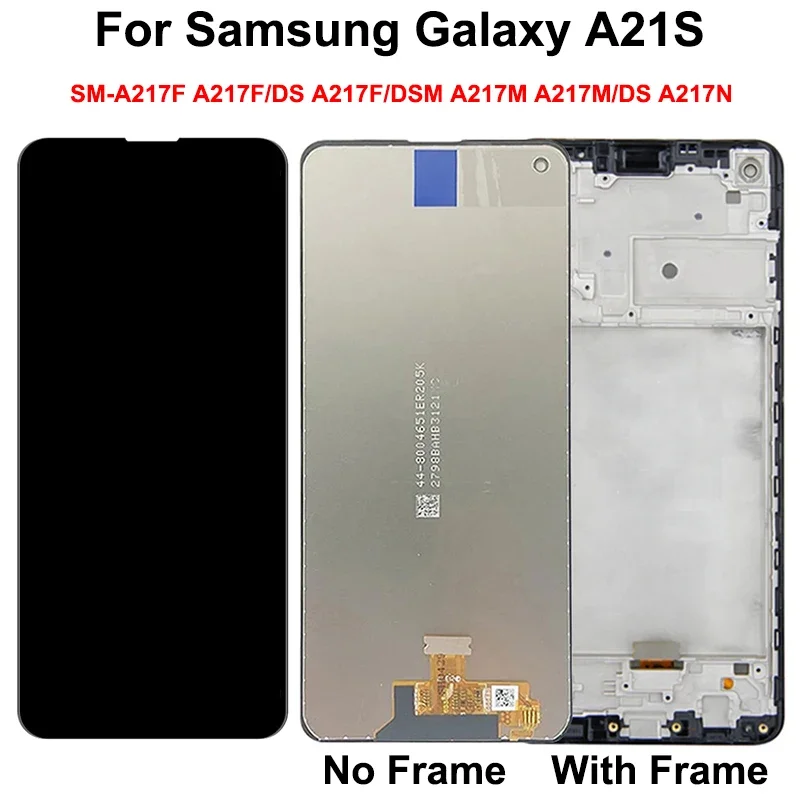 ЖК-дисплей для Samsung Galaxy A21S SM-A217F/DS SM-A217F/DSN, сменный ЖК-экран, дигитайзер в сборе, детали
ЖК-дисплей для Samsung Galaxy A21S SM-A217F/DS SM-A217F/DSN, сменный ЖК-экран, дигитайзер в сборе, детали
