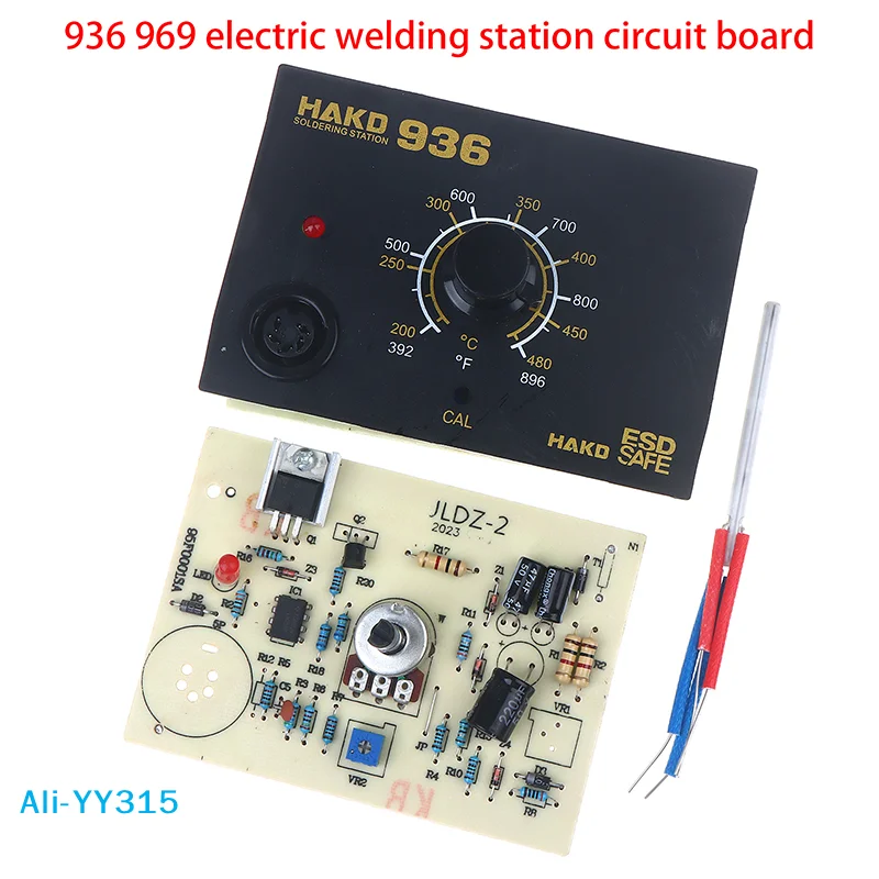 【Y】936 Electric Welding Station Circuit Board Control Board Adjustable Temperature 5-hole 5-pin A1321 Core Circuit Board
【Y】936 Electric Welding Station Circuit Board Control Board Adjustable Temperature 5-hole 5-pin A1321 Core Circuit Board