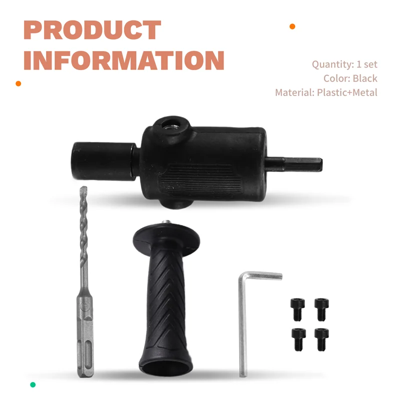 ABKW-Portable Electric Drill Adapter Converter Electric Hammer Multifunction Power Tool Accessories
ABKW-Portable Electric Drill Adapter Converter Electric Hammer Multifunction Power Tool Accessories