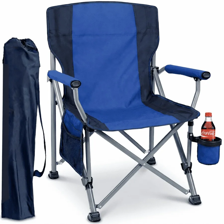 Camping Chairs for Adults Portable Folding Lawn Chairs with Side Pockets Cup Holder for Outside Fishing Camp Garden
Camping Chairs for Adults Portable Folding Lawn Chairs with Side Pockets Cup Holder for Outside Fishing Camp Garden
