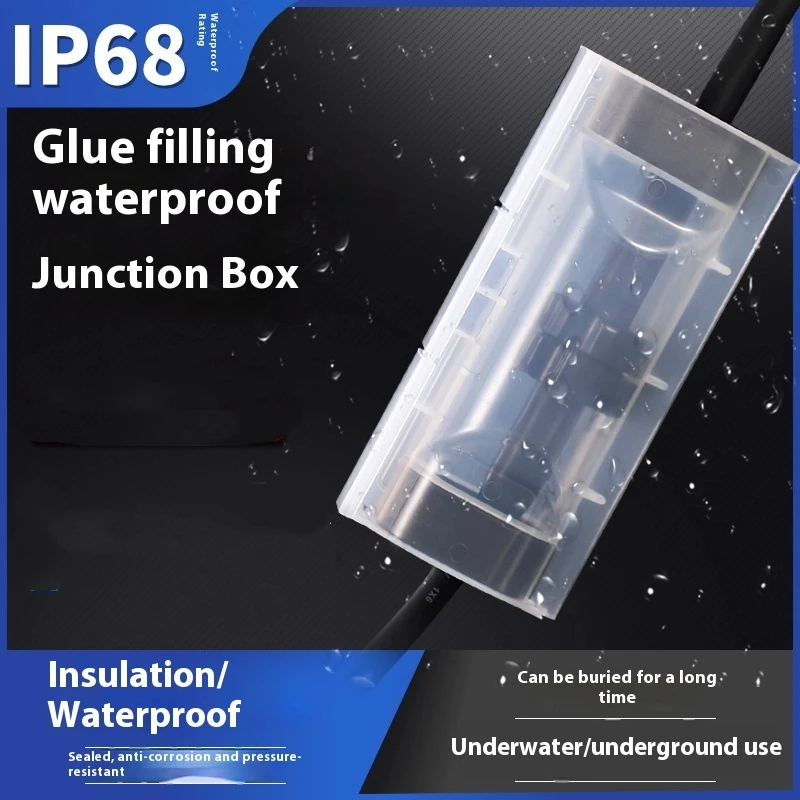 Glue-filled Waterproof Junction Box Street Lamp Underwater Junction Box Underground Cable Clamp Branch Tee Joint Protection Box
Glue-filled Waterproof Junction Box Street Lamp Underwater Junction Box Underground Cable Clamp Branch Tee Joint Protection Box