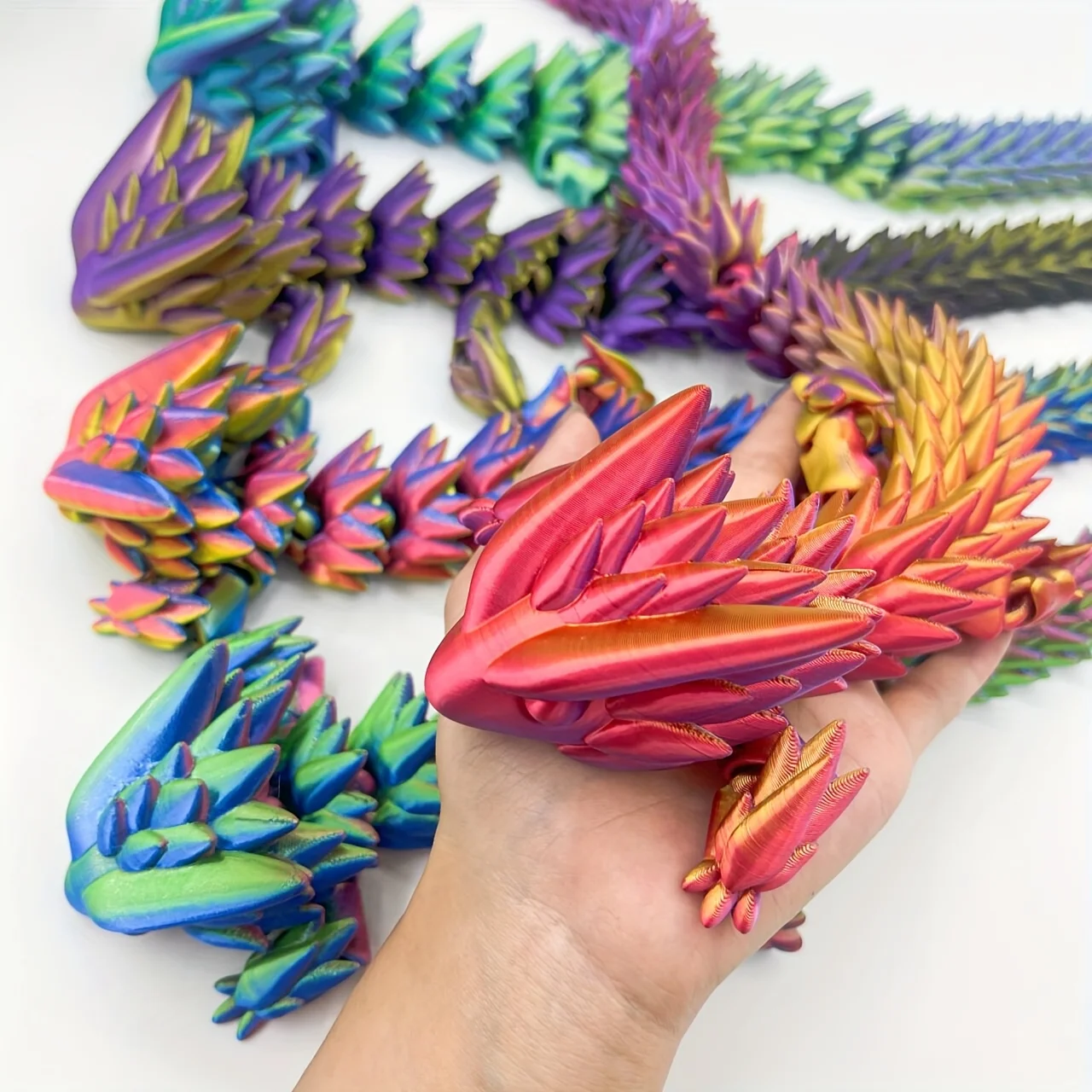 3D Printing Dragon Emperor Gradient Sculpture Festival Gift Ornament Suitable for Indoor Room, Office Desk Landscape Decoration
3D Printing Dragon Emperor Gradient Sculpture Festival Gift Ornament Suitable for Indoor Room, Office Desk Landscape Decoration