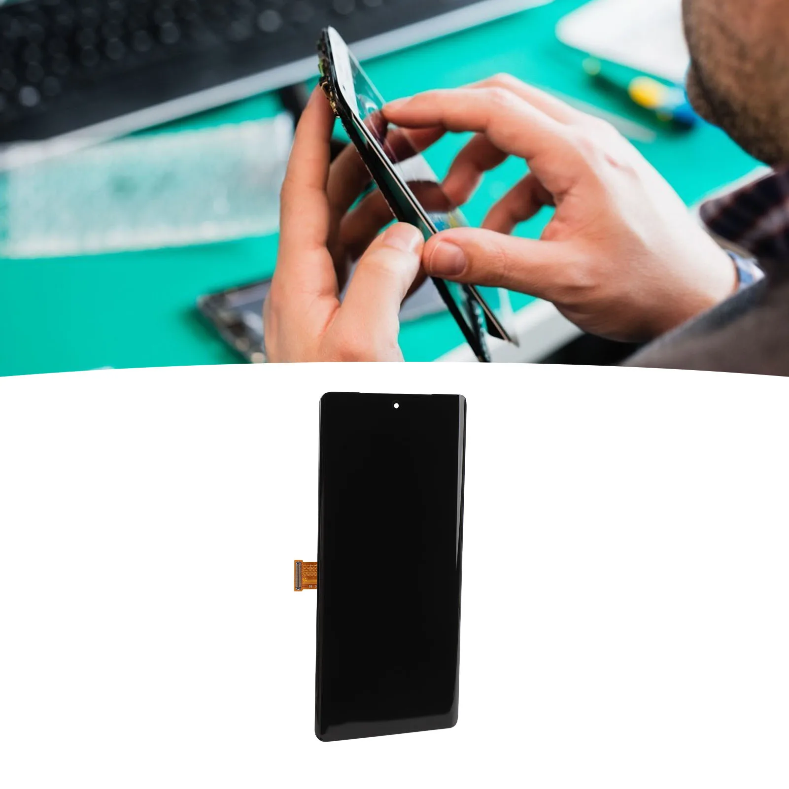 Phone Screen Replacement Phone Screen Replacement with Frame Phone Screen Display Digitizer Assembly for Pixel 7 Pro GP4BC GE2AE
Phone Screen Replacement Phone Screen Replacement with Frame Phone Screen Display Digitizer Assembly for Pixel 7 Pro GP4BC GE2AE