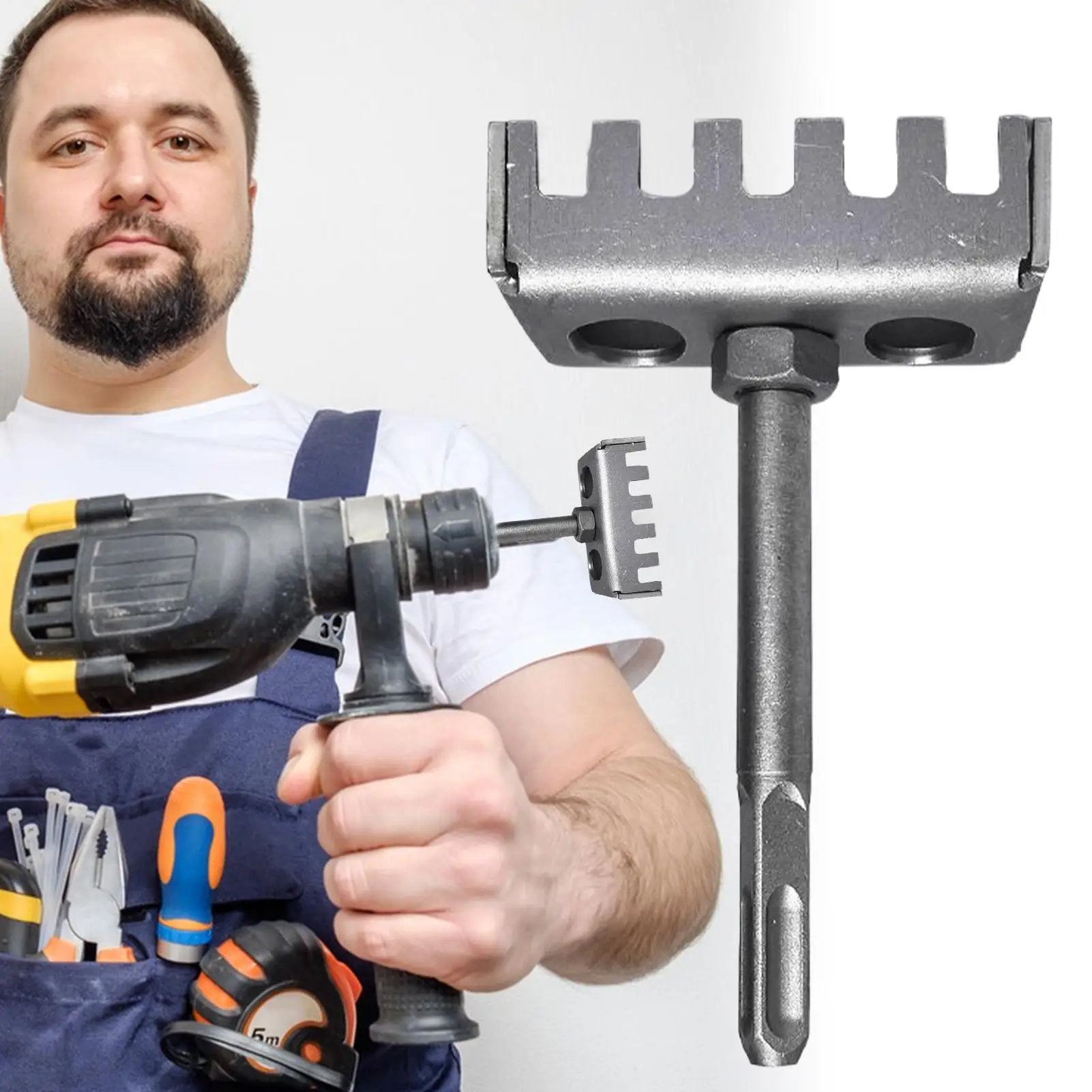 Пробойник для квадратных отверстий из нержавеющей стали для коробок типа 86, для электрического молотка, для расширения отверстий, для установки настенных розеток, для нарезки пазов
Пробойник для квадратных отверстий из нержавеющей стали для коробок типа 86, для электрического молотка, для расширения отверстий, для установки настенных розеток, для нарезки пазов