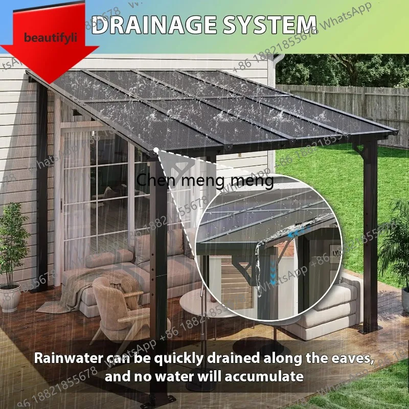 A55 Assembled Aluminum Gazebo with Sunshade Roof Outdoor Canopy Pavilion for Garden Patio Villa Carport & Backyard Shelter
A55 Assembled Aluminum Gazebo with Sunshade Roof Outdoor Canopy Pavilion for Garden Patio Villa Carport & Backyard Shelter