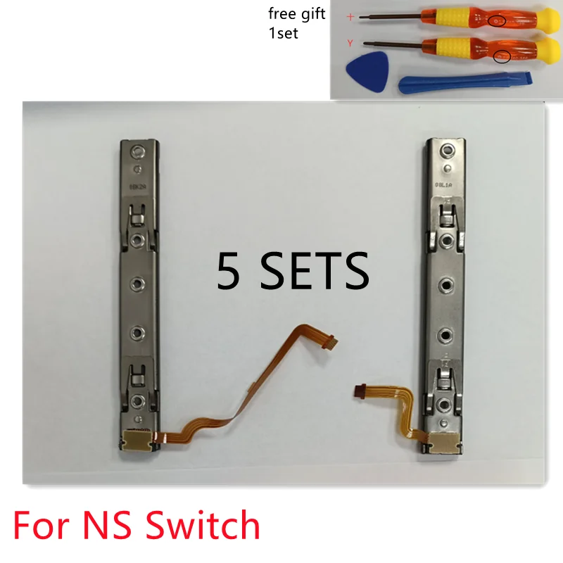 5 Sets Replacement JoyCon Left Right Slider Rail for Nintend Switch Ns Joy-Con Controller Rail L/R SL SR Button Key Flex Cable
5 Sets Replacement JoyCon Left Right Slider Rail for Nintend Switch Ns Joy-Con Controller Rail L/R SL SR Button Key Flex Cable