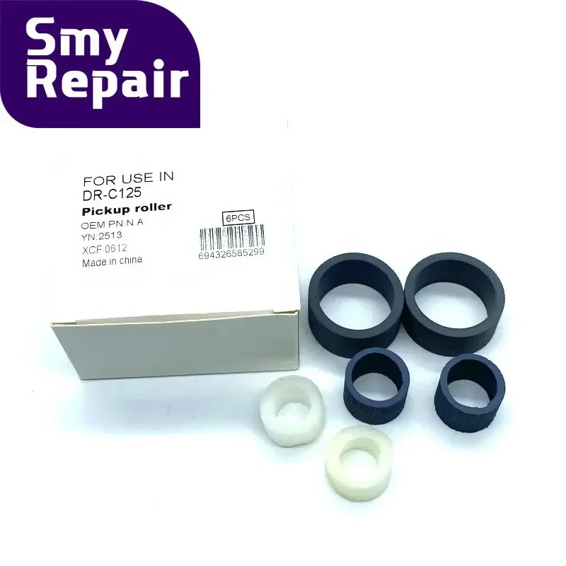 1SETS Compatible New High Quality Scanner Pickup Roller Tires for Canon DR-C125 DR-C225 Roller Rubber Tire Kits
1SETS Compatible New High Quality Scanner Pickup Roller Tires for Canon DR-C125 DR-C225 Roller Rubber Tire Kits