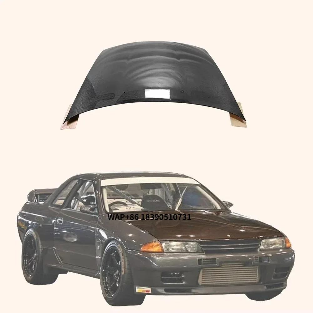 For Skyline (R32 GTR Only) OE Style Carbon Fiber Front Bumper Bonnet Hood
For Skyline (R32 GTR Only) OE Style Carbon Fiber Front Bumper Bonnet Hood