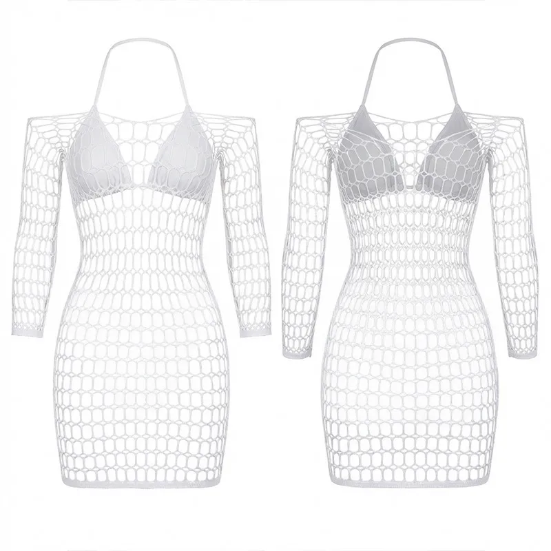NexaHome Women's Transparent Fishnet Bodysuit Off-shoulder Lace Net Dress xkdae
NexaHome Women's Transparent Fishnet Bodysuit Off-shoulder Lace Net Dress xkdae