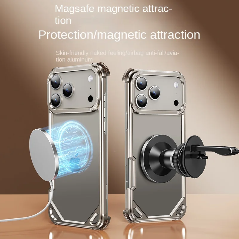 All metal phone case for Apple iPhone 17 Air 16 15 pro 17 Pro Max 16 pro titanium alloy frame shockproof phone protective cover
All metal phone case for Apple iPhone 17 Air 16 15 pro 17 Pro Max 16 pro titanium alloy frame shockproof phone protective cover