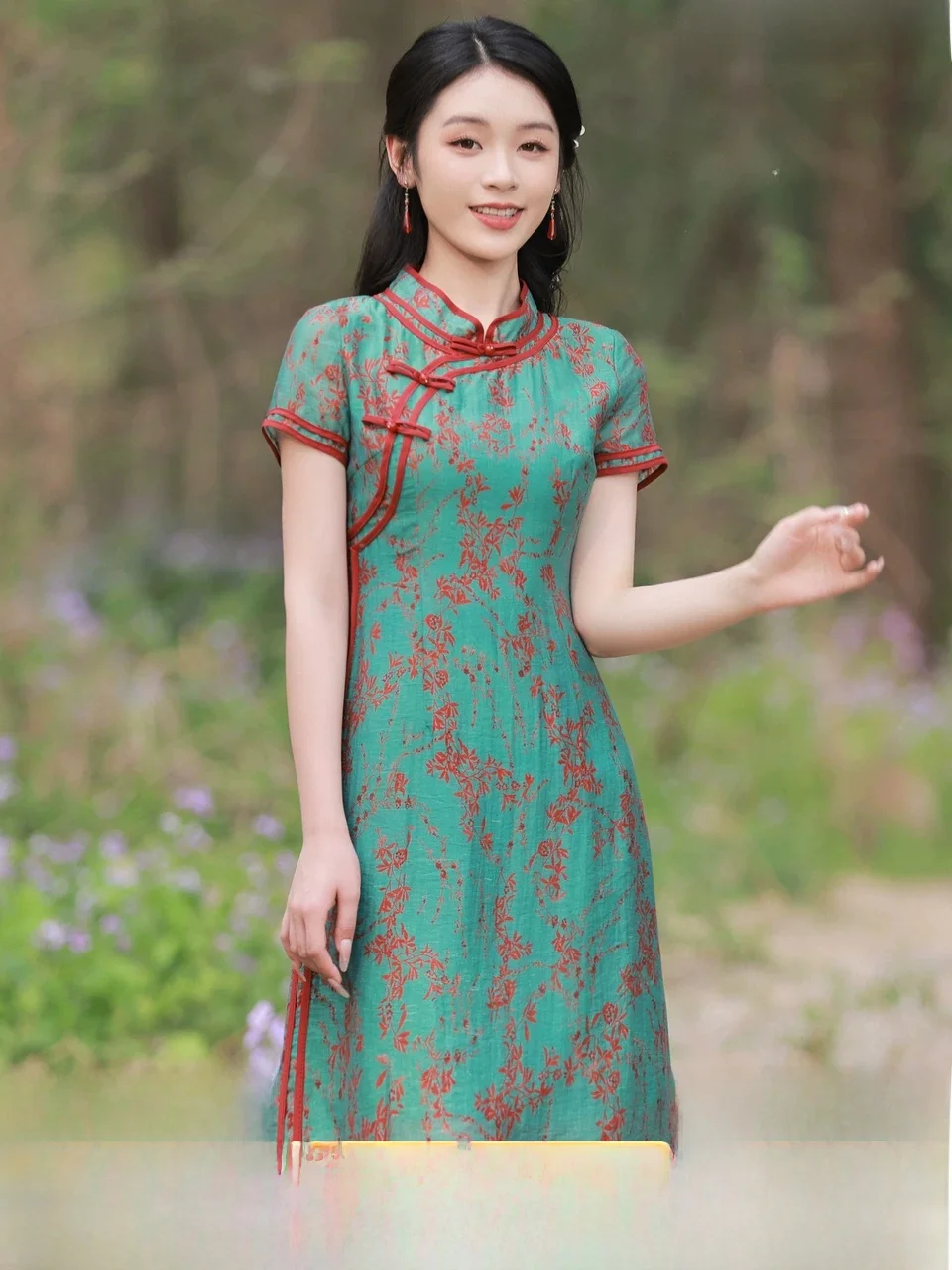 Special Sale Summer New Women's Flag Robe Dress National Style Small Size Improved Linen Short Floral Print Short S...
Special Sale Summer New Women's Flag Robe Dress National Style Small Size Improved Linen Short Floral Print Short S...