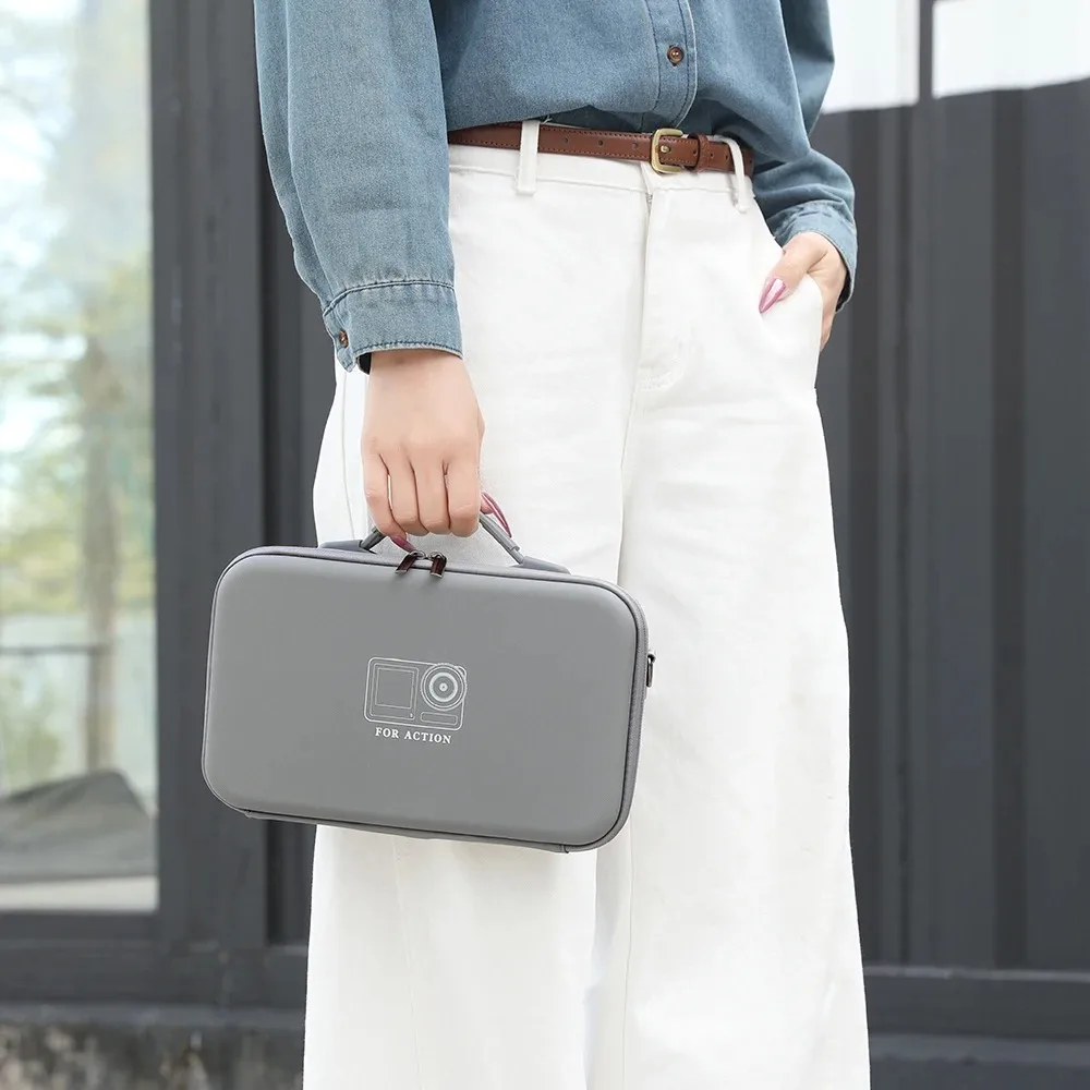 Portable EVA Camera Storage Box Waterproof Anti-pressure Handbag Hard Shell Carrying Suitcase for DJI Osmo Action 6 Camera
Portable EVA Camera Storage Box Waterproof Anti-pressure Handbag Hard Shell Carrying Suitcase for DJI Osmo Action 6 Camera