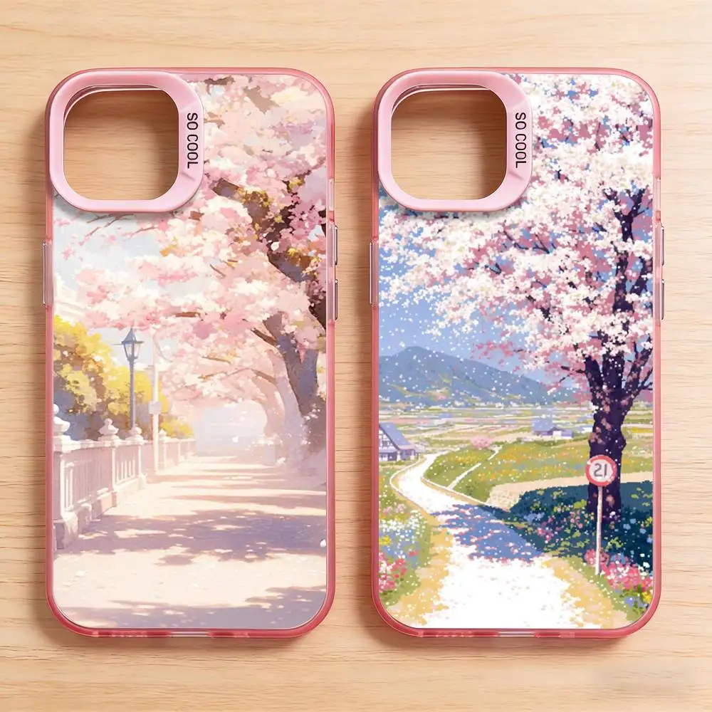 Cherry Blossom Romantic Spring Phone Case for iPhone 17 16 Pro Plus X 15 14 XS Max Air 13 12 Mini Soft Silicone Cover
Cherry Blossom Romantic Spring Phone Case for iPhone 17 16 Pro Plus X 15 14 XS Max Air 13 12 Mini Soft Silicone Cover