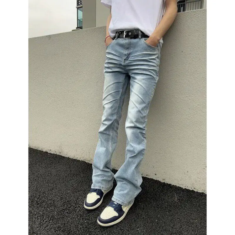 American Style Cleanfit Light Blue 3D Pressed Pattern Jeans Low Waist Drawstring Other Fabric Men's Casual Pants
American Style Cleanfit Light Blue 3D Pressed Pattern Jeans Low Waist Drawstring Other Fabric Men's Casual Pants