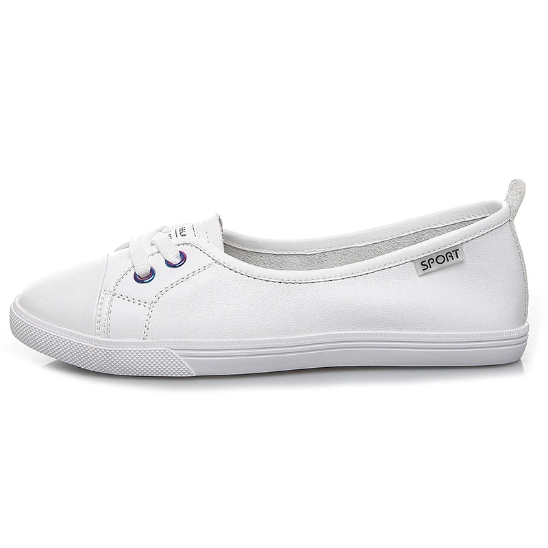 2026 New Women's Shallow Flat Shoes Slip On Casual Genuine Leather Sneakers Breathable Comfortable White Shoes For Ladies
2026 New Women's Shallow Flat Shoes Slip On Casual Genuine Leather Sneakers Breathable Comfortable White Shoes For Ladies