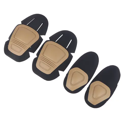 1 Paar taktische Frosch anzug Knies chützer & Ellbogens tütze Paintball Airsoft Kniesc honer interpoliertes Knies chützer Tarnset