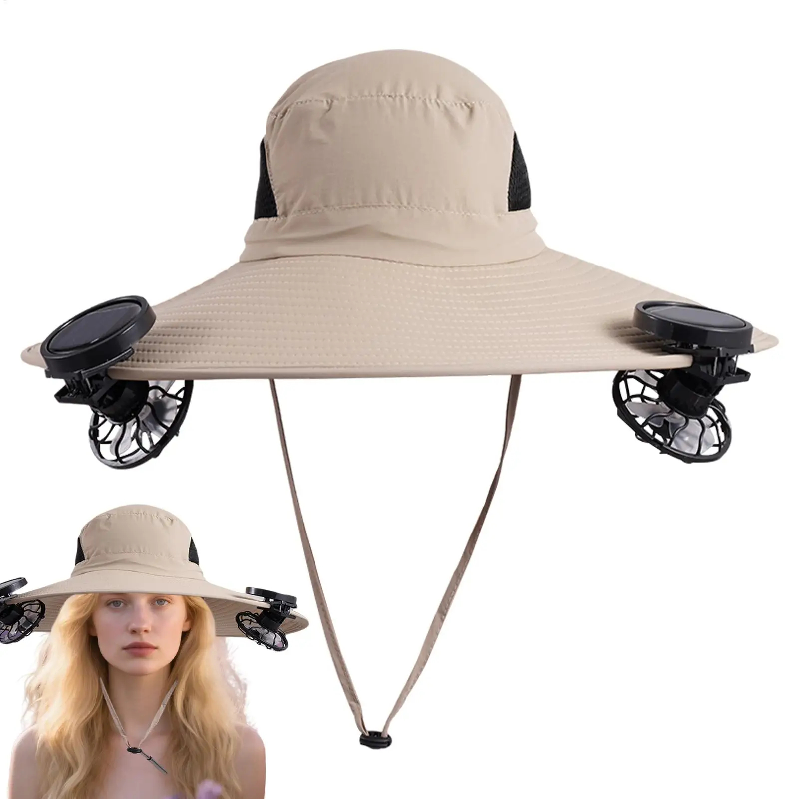 Solar Fan Sun Hat UV Protection Sun Hat Lightweight Headwear Breathable Headgear for Gardening Camping Golfing Hiking Fishing
Solar Fan Sun Hat UV Protection Sun Hat Lightweight Headwear Breathable Headgear for Gardening Camping Golfing Hiking Fishing