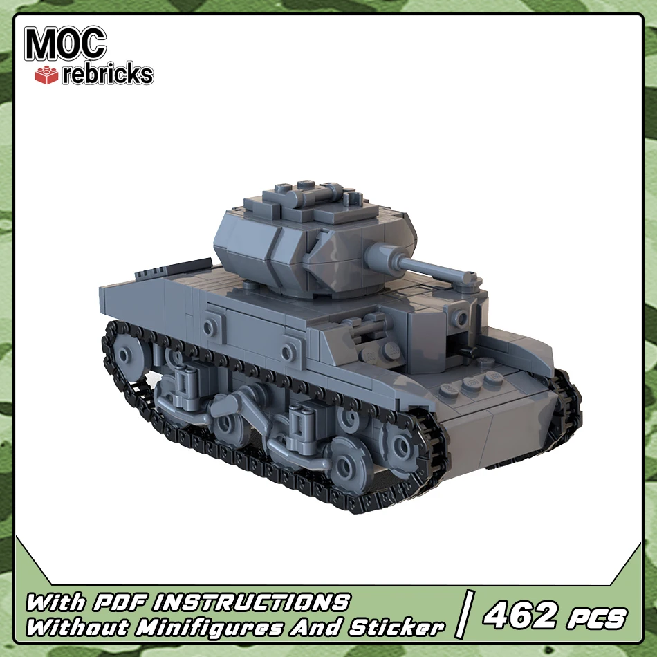 Военный световой танк времен Второй мировой войны, MOC, строительный блок, мелкие частицы, сборная модель, легкий бронеавтомобиль, кирпичи, головоломки, игрушки для подарков
Военный световой танк времен Второй мировой войны, MOC, строительный блок, мелкие частицы, сборная модель, легкий бронеавтомобиль, кирпичи, головоломки, игрушки для подарков