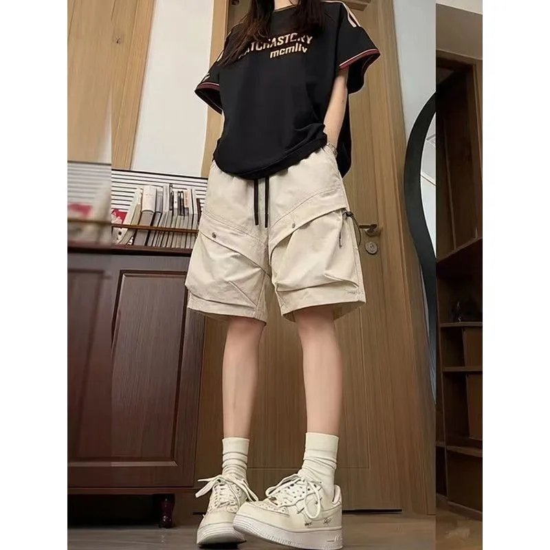 Mens Drawstring Waist Irregular Zipper Pocket Cargo Shorts Loose Straight Knee Length Casual Short Pants
Mens Drawstring Waist Irregular Zipper Pocket Cargo Shorts Loose Straight Knee Length Casual Short Pants