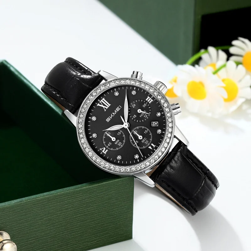SKMEI Diamond Quartz Watch, Waterproof Women's Watch, Simple and Light Luxury Quartz Watch
SKMEI Diamond Quartz Watch, Waterproof Women's Watch, Simple and Light Luxury Quartz Watch