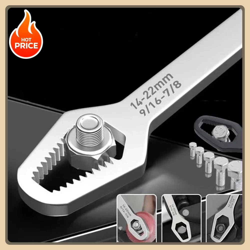 Хит продаж: Самозатягивающаяся регулируемая отвертка с Т-образной рукояткой (3-17 мм): универсальный двухсторонний ручной инструмент
Хит продаж: Самозатягивающаяся регулируемая отвертка с Т-образной рукояткой (3-17 мм): универсальный двухсторонний ручной инструмент