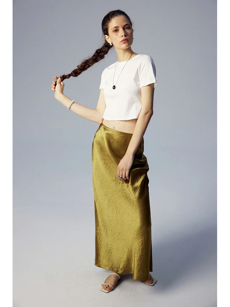 BRUNCHER Long Folded Texture Slimming High Waist Fish Tail Skirt Versatile City Commute High Fashion Ladies' Half Skirt
BRUNCHER Long Folded Texture Slimming High Waist Fish Tail Skirt Versatile City Commute High Fashion Ladies' Half Skirt