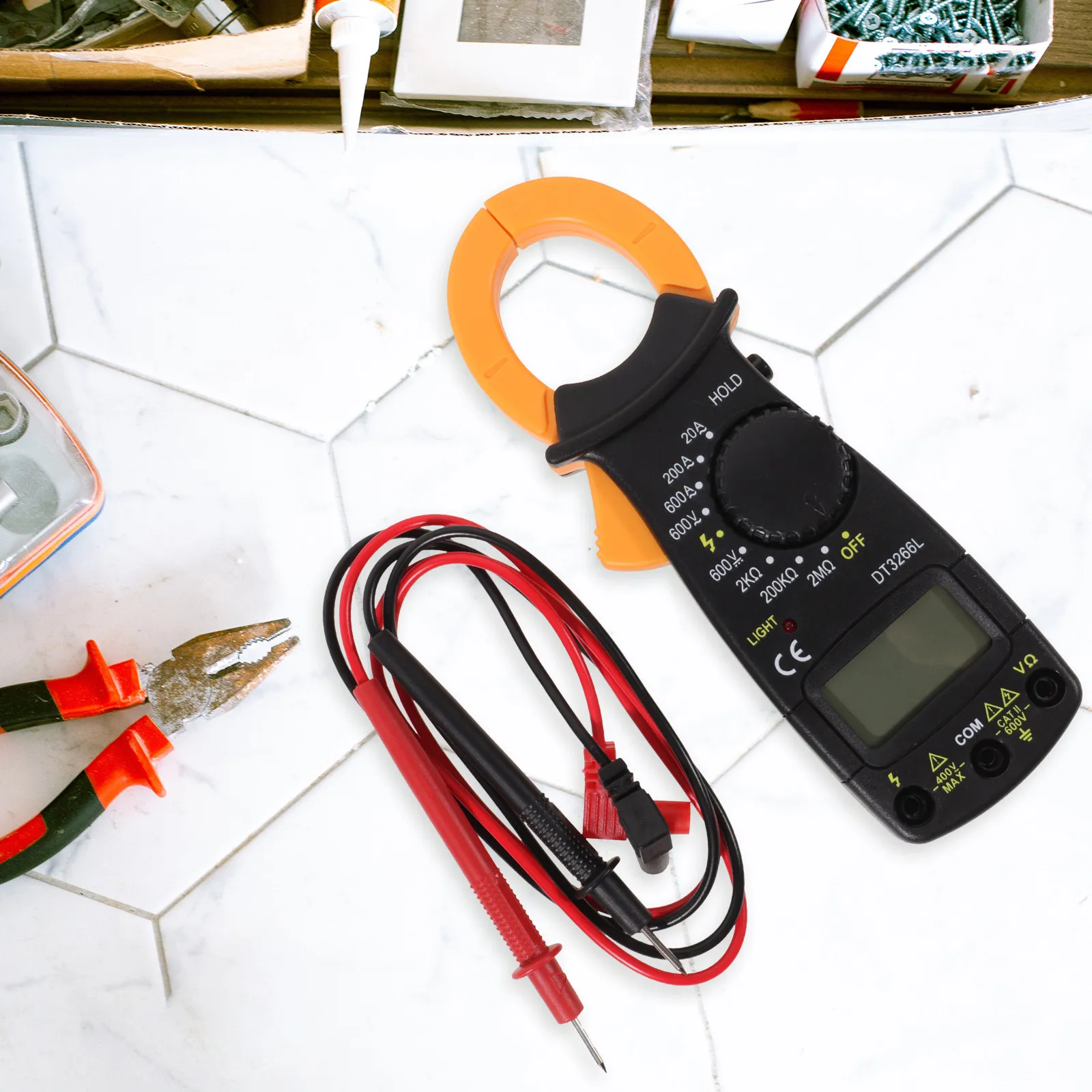 High Precision Digital Clamp Meter Portable Clamp Multimeter Auto Current Voltage Tester Safety Protection Amp Meter Multi
High Precision Digital Clamp Meter Portable Clamp Multimeter Auto Current Voltage Tester Safety Protection Amp Meter Multi