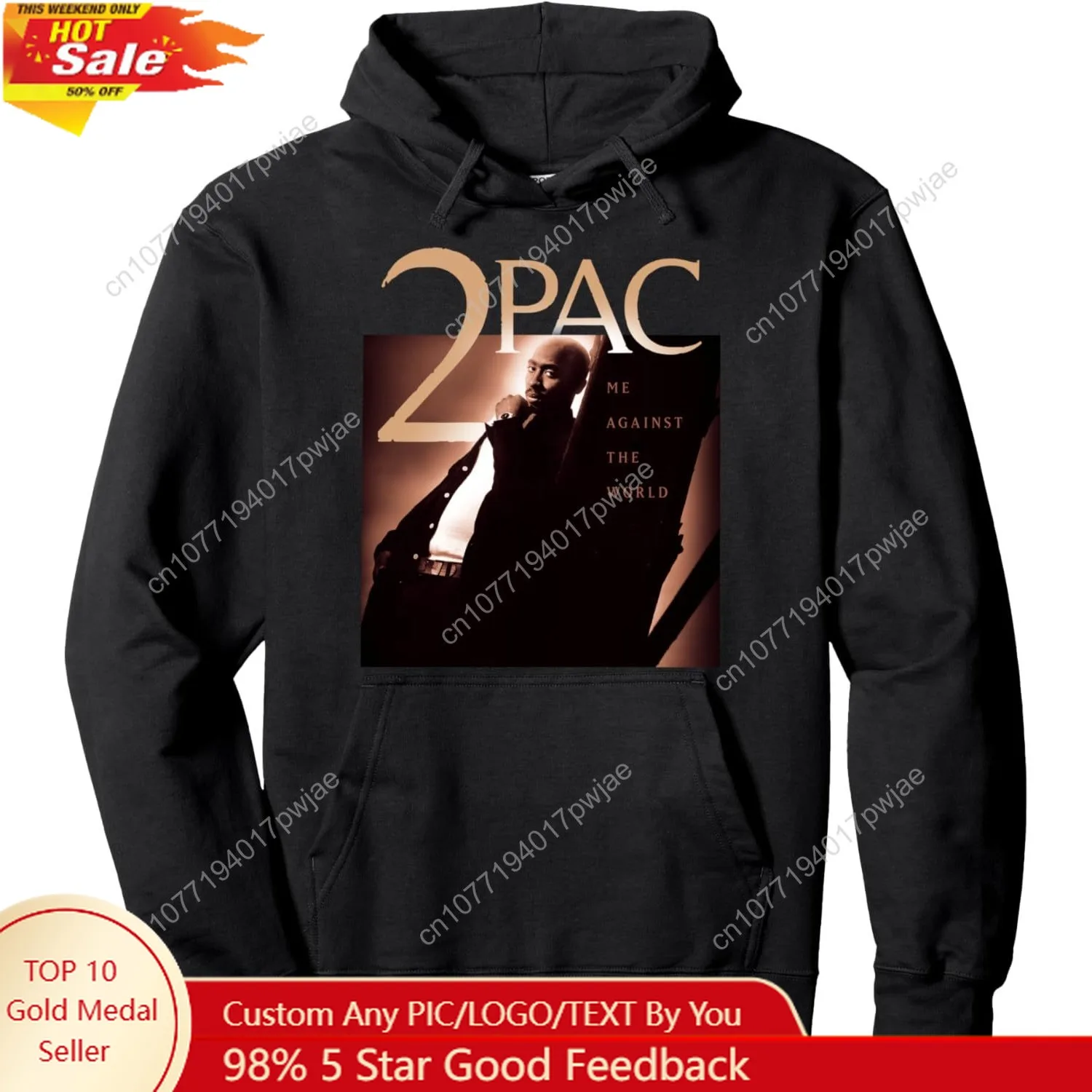 2PAC Tupac Me Against The World Pullover Hoodie
2PAC Tupac Me Against The World Pullover Hoodie