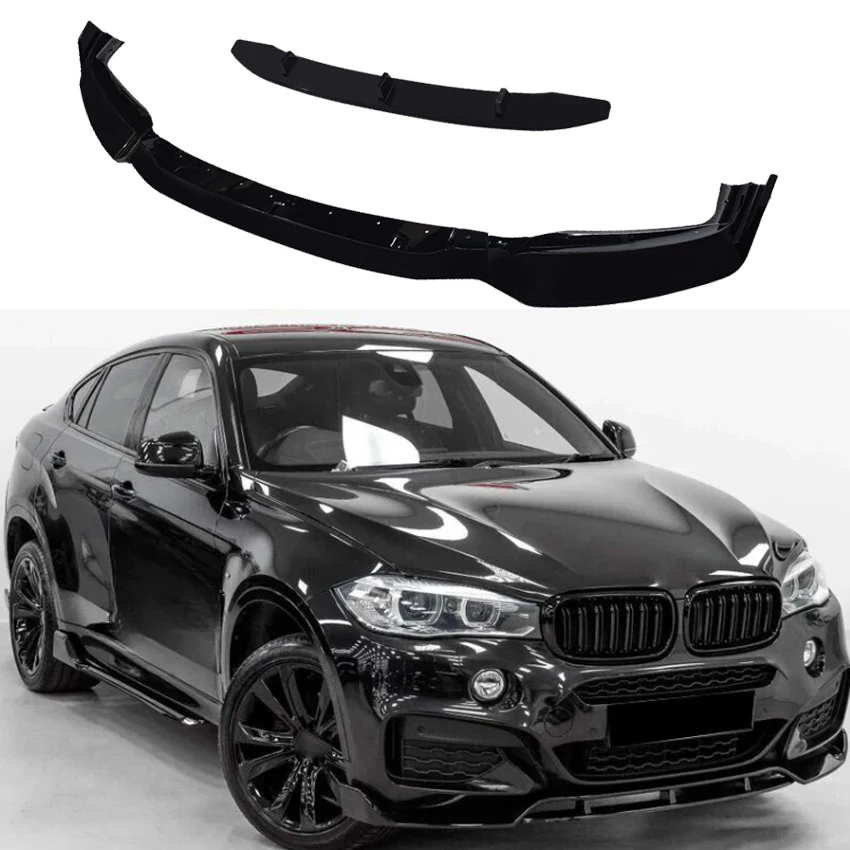 4PCS 2014 To 2019 For BMW X6 F16 M Sport M50i M50d Car Front Bumper Lip Spoiler Splitter Diffuser ABS Gloss Black Body Kit
4PCS 2014 To 2019 For BMW X6 F16 M Sport M50i M50d Car Front Bumper Lip Spoiler Splitter Diffuser ABS Gloss Black Body Kit