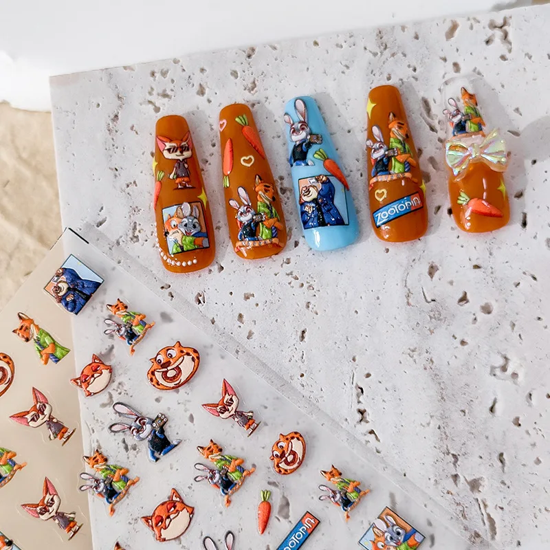 Disney Animation Zootopia Nail Stickers Animation Accessories Cartoon Mickey Mouse Strawberry Bear Anime Peripherals Toys
Disney Animation Zootopia Nail Stickers Animation Accessories Cartoon Mickey Mouse Strawberry Bear Anime Peripherals Toys