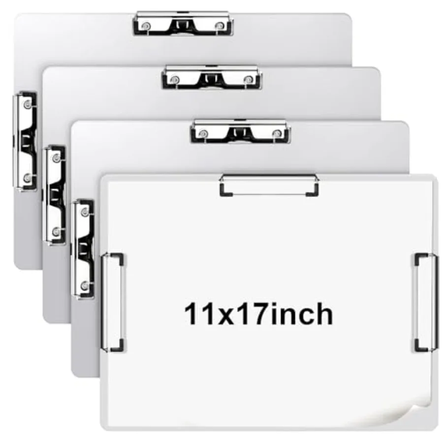 Pcs 11x17 Aluminum Clipboard Three Clip Tough Extra Large Clipboard 11x17 Drawing Metal Clipping Board for Office Artists Profe
Pcs 11x17 Aluminum Clipboard Three Clip Tough Extra Large Clipboard 11x17 Drawing Metal Clipping Board for Office Artists Profe