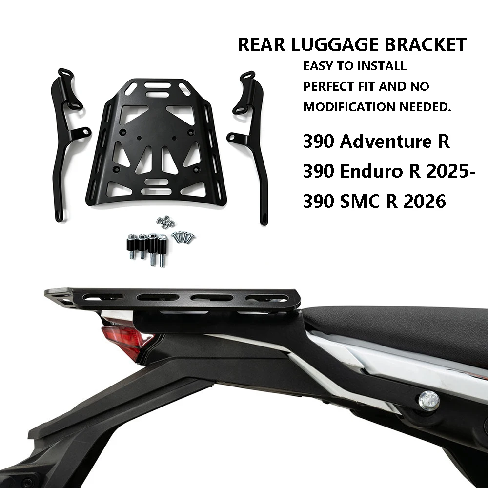 For KTM 390 Adventure R/Enduro R 2025-2026 390SMC R 2026 Motorcycle Rear Carrier Luggage Rack Tailbox Fixer Holder Cargo Bracket
For KTM 390 Adventure R/Enduro R 2025-2026 390SMC R 2026 Motorcycle Rear Carrier Luggage Rack Tailbox Fixer Holder Cargo Bracket