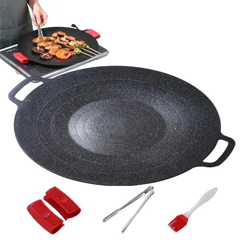 Barbecue Pan Kitchen Roasting Tray Reusable Barbecue Grilling Baskets Plate Kitchen Utensils For Camping Outdoor Picnic Grill
Barbecue Pan Kitchen Roasting Tray Reusable Barbecue Grilling Baskets Plate Kitchen Utensils For Camping Outdoor Picnic Grill
