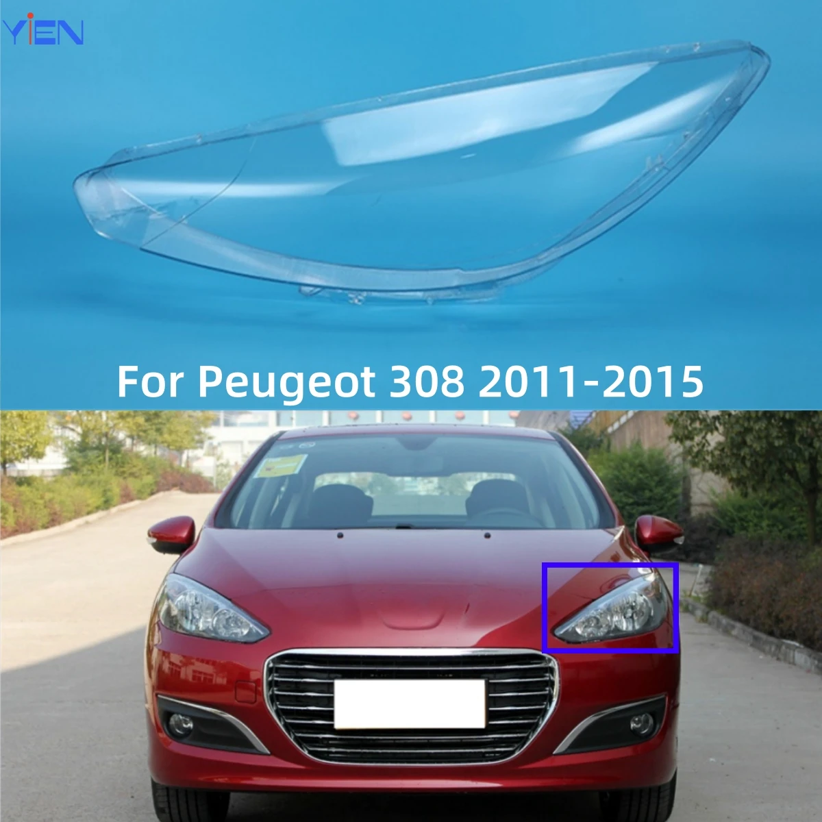 Для Peugeot 308 2011 2012 2013 2014 2015 автомобильные аксессуары фары стекло лампы заменить оригинальные линзы
Для Peugeot 308 2011 2012 2013 2014 2015 автомобильные аксессуары фары стекло лампы заменить оригинальные линзы