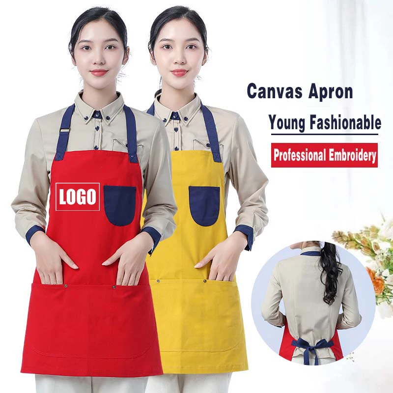 1PCS Custom Logo Brand Embroidery Kitchen Apron Beauty Salon Coffee Shop Attendant Work Accessories Uniform Canvas Long Apron
1PCS Custom Logo Brand Embroidery Kitchen Apron Beauty Salon Coffee Shop Attendant Work Accessories Uniform Canvas Long Apron