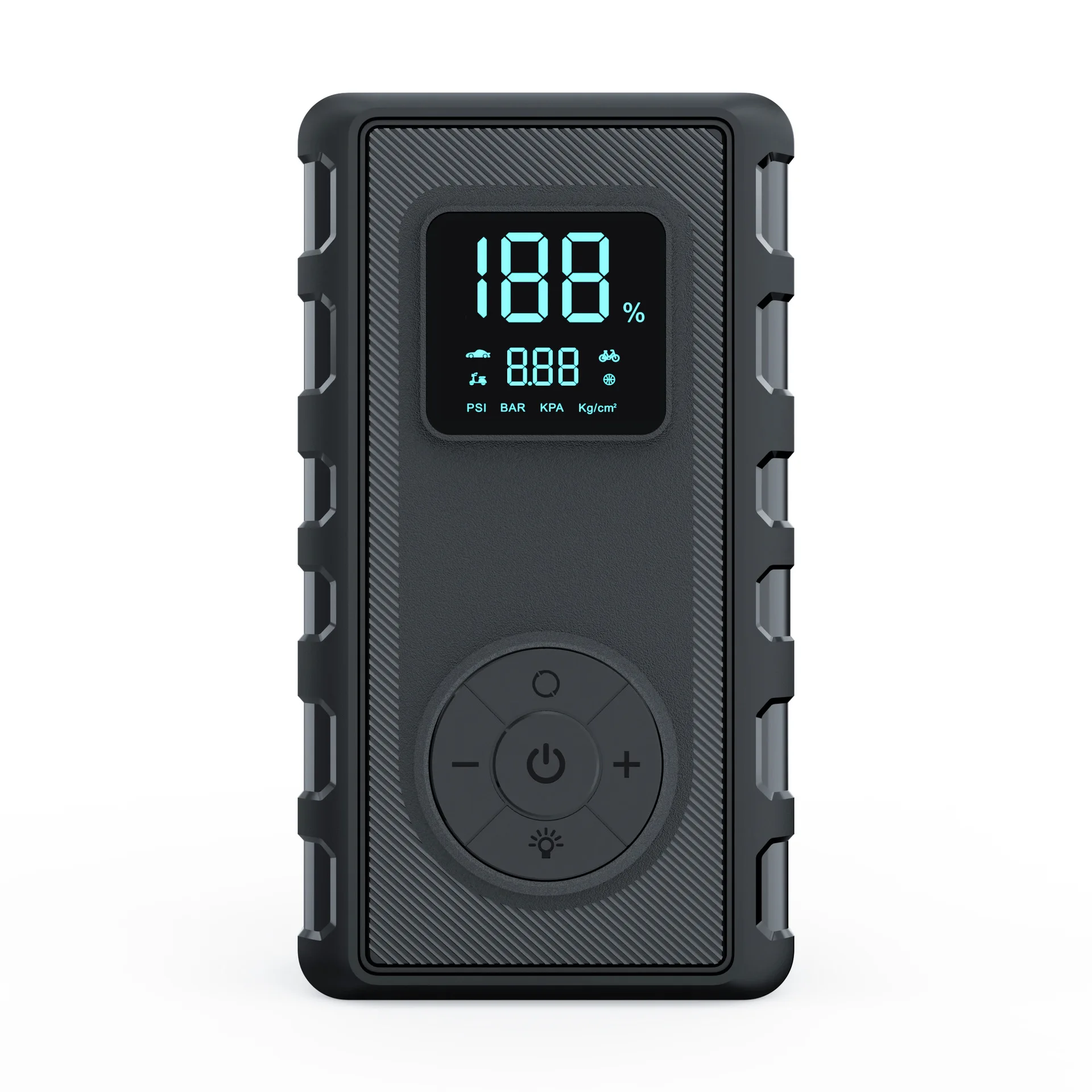 Four-in-one car air pump, electric artifact, large-capacity multi-function pickup truck, one-click emergency start power supp
Four-in-one car air pump, electric artifact, large-capacity multi-function pickup truck, one-click emergency start power supp