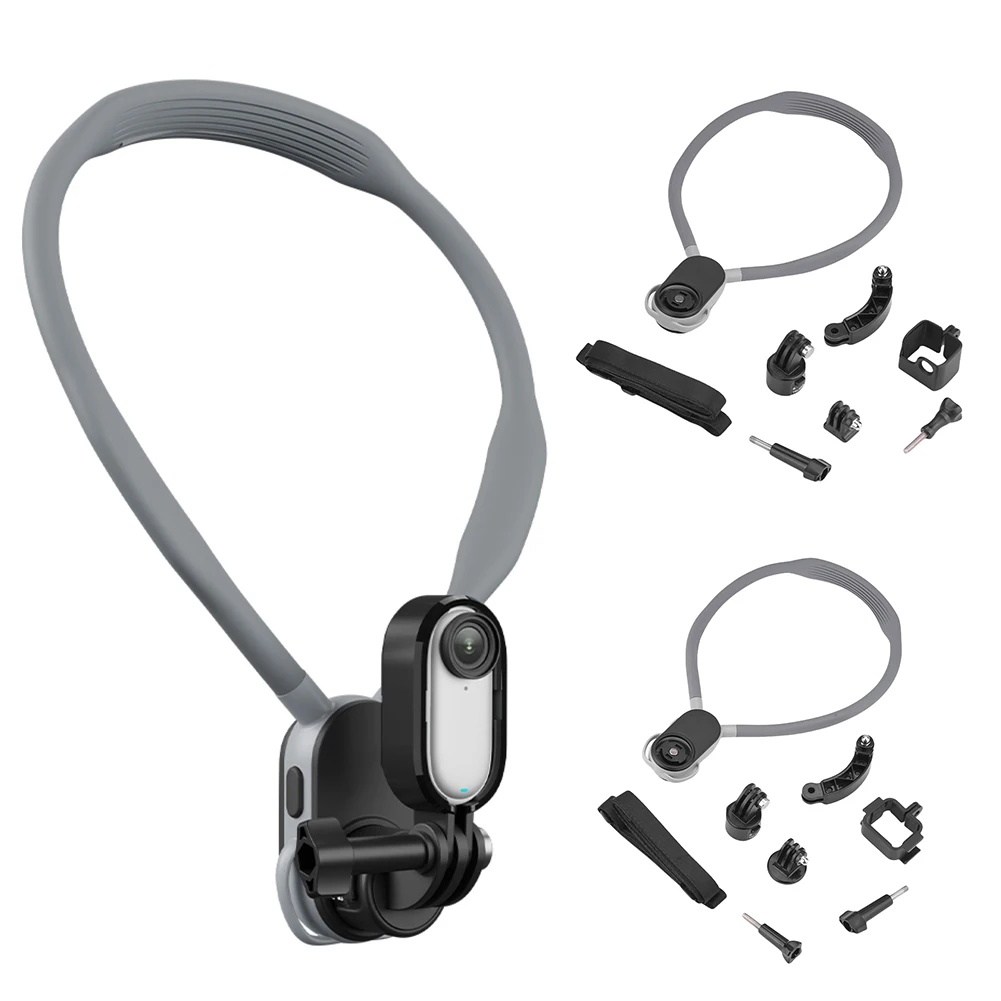 Neck Mount Hand Free POV Selfie Holder Video Vlog Necklace Strap Neck Stand for Insta360 Go2/Gopro/Osmo Action
Neck Mount Hand Free POV Selfie Holder Video Vlog Necklace Strap Neck Stand for Insta360 Go2/Gopro/Osmo Action