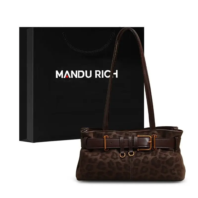 Сумки подмышки на одно плечо с леопардовым принтом в стиле ретро, новинка 2026, высококачественная модная универсальная посылка большой вместимости, пригородная женская сумка
Сумки подмышки на одно плечо с леопардовым принтом в стиле ретро, новинка 2026, высококачественная модная универсальная посылка большой вместимости, пригородная женская сумка