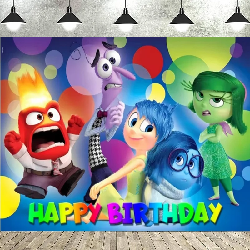 MINISO Inside Out Photography Backdrop Kids Birthday Party Colourful Dolls Bedroom Room Decor Banner Baby Shower Background
MINISO Inside Out Photography Backdrop Kids Birthday Party Colourful Dolls Bedroom Room Decor Banner Baby Shower Background
