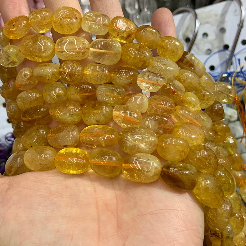 9-11mm Natural Citrine Beads 15'' Freeform Potato DIY Loose Beads For Jewelry Making Beads Bracelet Necklace For Women Men Gift
9-11mm Natural Citrine Beads 15'' Freeform Potato DIY Loose Beads For Jewelry Making Beads Bracelet Necklace For Women Men Gift