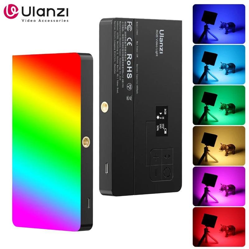 Ulanzi LT002 RGB Полноцветный видеопроектор, 7-дюймовый Карманный заполнитель, светильник для камеры, смартфона, заполнитель, Vlog в реальном времени
Ulanzi LT002 RGB Полноцветный видеопроектор, 7-дюймовый Карманный заполнитель, светильник для камеры, смартфона, заполнитель, Vlog в реальном времени